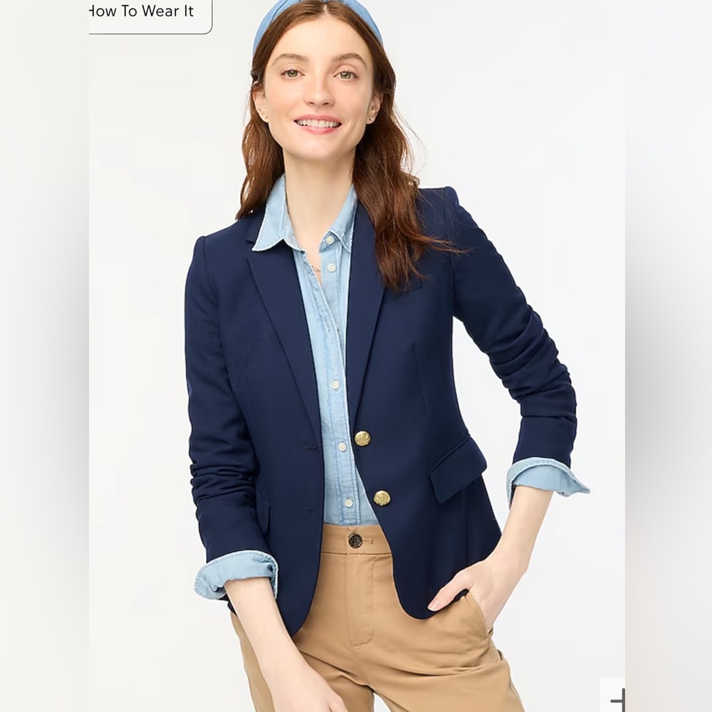 J.Crew Schoolboy blazer in navy